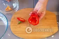 Перец фаршированный капустой - Шаг 1 Перец фаршированный капустой - Шаг 1