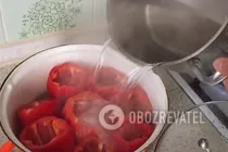 Перец фаршированный овощами - Шаг 2 Перец фаршированный овощами - Шаг 2
