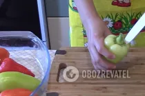 Перець фарширований м'ясом і рисом - Крок 2 Перець фарширований м'ясом і рисом - Крок 2