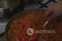 Перец фаршированный овощами - Шаг 6 Перец фаршированный овощами - Шаг 6