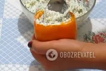 Перец фаршированный творогом - Шаг 5 Перец фаршированный творогом - Шаг 5