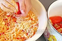 Перец фаршированный капустой - Шаг 6 Перец фаршированный капустой - Шаг 6