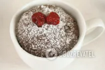 Брауни в микроволновке - Шаг 8 Брауни в микроволновке - Шаг 8