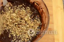 Брауни с орехами - Шаг 6 Брауни с орехами - Шаг 6