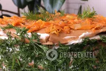 Печеночный торт с молоком - Шаг 10 Печеночный торт с молоком - Шаг 10