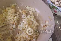 Печінковий торт з грибами - Крок 6 Печінковий торт з грибами - Крок 6