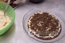 Печінковий торт з грибами - Крок 8 Печінковий торт з грибами - Крок 8