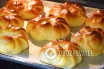 Булочки на кефире - Шаг 20 Булочки на кефире - Шаг 20