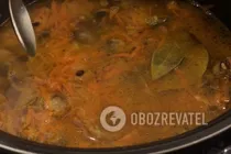 Плов с грибами - Шаг 8 Плов с грибами - Шаг 8