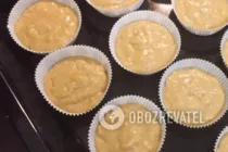 Банановые маффины - Шаг 5 Банановые маффины - Шаг 5