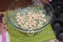 Маффины с курицей - Шаг 4 Маффины с курицей - Шаг 4