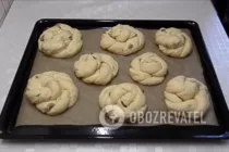 Булочки с изюмом - Шаг 19 Булочки с изюмом - Шаг 19
