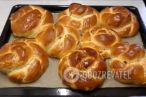 Булочки с изюмом - Шаг 21 Булочки с изюмом - Шаг 21
