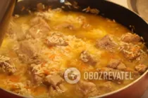 Плов на сковороде - Шаг 6 Плов на сковороде - Шаг 6