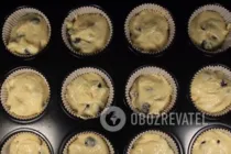 Мафіни з чорницею - Крок 5 Мафіни з чорницею - Крок 5