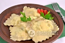 Равиоли с курицей - Шаг 5 Равиоли с курицей - Шаг 5