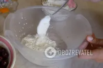 Булочки с вишней - Шаг 2 Булочки с вишней - Шаг 2