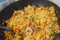Плов з овочами - Крок 8 Плов з овочами - Крок 8