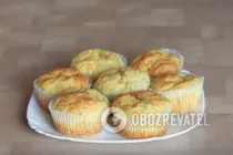 Маффины из кабачков - Шаг 7 Маффины из кабачков - Шаг 7