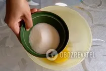 Панкейки на кефире - Шаг 1 Панкейки на кефире - Шаг 1
