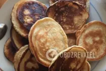 Оладки на молоці - Крок 7 Оладки на молоці - Крок 7