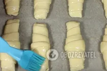 Круасани з шоколадом - Крок 6 Круасани з шоколадом - Крок 6