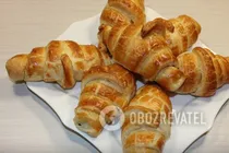 Круасани з шоколадом - Крок 7 Круасани з шоколадом - Крок 7