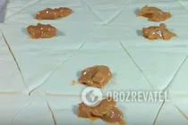 Круассаны со сгущенкой - Шаг 3 Круассаны со сгущенкой - Шаг 3