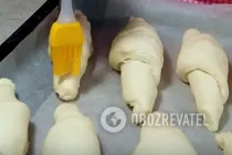 Круассаны со сгущенкой - Шаг 6 Круассаны со сгущенкой - Шаг 6