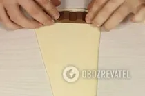 Круасани з шоколадом - Крок 5 Круасани з шоколадом - Крок 5