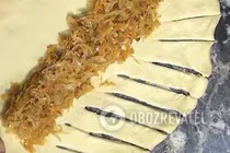 Кулебяка с капустой - Шаг 8 Кулебяка с капустой - Шаг 8
