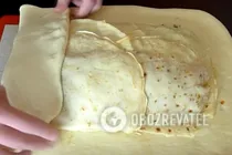 Кулебяка с рыбой - Шаг 8 Кулебяка с рыбой - Шаг 8