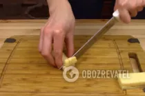 Тарталетки с крабовыми палочками - Шаг 3 Тарталетки с крабовыми палочками - Шаг 3