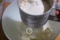 Песочный торт с прослойкой безе - Шаг 1 Песочный торт с прослойкой безе - Шаг 1
