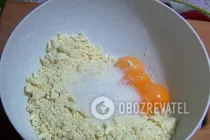 Песочный торт с прослойкой безе - Шаг 2 Песочный торт с прослойкой безе - Шаг 2