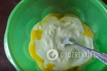 Оладьи на йогурте - Шаг 2 Оладьи на йогурте - Шаг 2