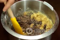 Песочное печенье с шоколадом - Шаг 4 Песочное печенье с шоколадом - Шаг 4