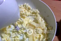 Песочный торт с прослойкой безе - Шаг 7 Песочный торт с прослойкой безе - Шаг 7