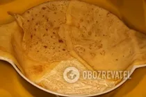 Курник з млинцями - Крок 5 Курник з млинцями - Крок 5