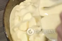 Шарлотка на кефірі - Крок 6 Шарлотка на кефірі - Крок 6