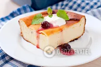 Творожник с манкой - Шаг 8 Творожник с манкой - Шаг 8