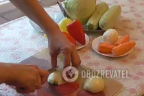 Овощное рагу с капустой - Шаг 1 Овощное рагу с капустой - Шаг 1