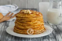 Блины на дрожжах - Шаг 16 Блины на дрожжах - Шаг 16