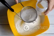 Тесто для пиццы без дрожжей - Шаг 2 Тесто для пиццы без дрожжей - Шаг 2
