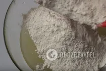Шарлотка без яиц - Шаг 4 Шарлотка без яиц - Шаг 4