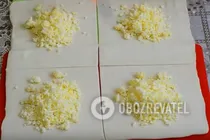 Хачапури из слоеного теста - Шаг 3 Хачапури из слоеного теста - Шаг 3
