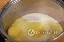 Шарлотка в микроволновке - Шаг 3 Шарлотка в микроволновке - Шаг 3
