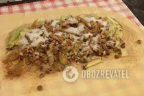 Яблочный штрудель - Шаг 7 Яблочный штрудель - Шаг 7