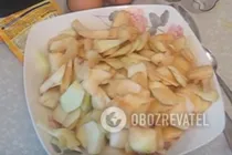 Шарлотка в духовке - Шаг 1 Шарлотка в духовке - Шаг 1
