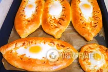 Хачапури с яйцом - Шаг 7 Хачапури с яйцом - Шаг 7